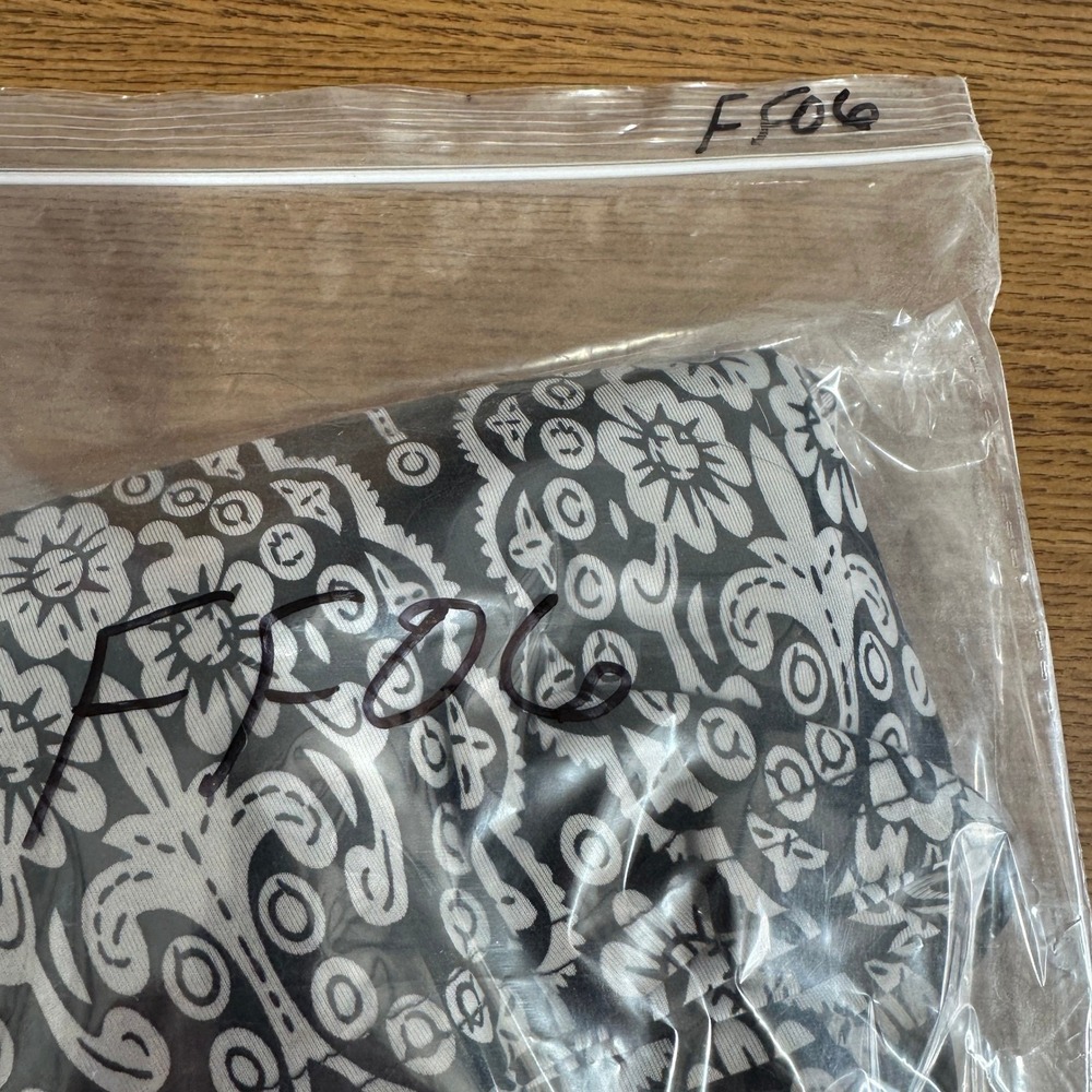 Earthbound Trading Co Black White Medallion Paisley Maxi Dress Large Boho Women - Picture 8 of 8